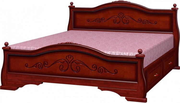 Кровать Карина 1 с ящиками в Судаке