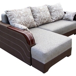 Угловой диван Каламбур 3 с накладными подлокотниками в Судаке