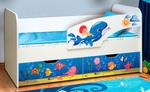 Кровать детская с фотопечатью Дельфин ЛДСП в Судаке