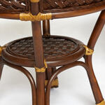 Комплект террасный ANDREA (стол кофейный со стеклом + 2 кресла + подушки) в Судаке